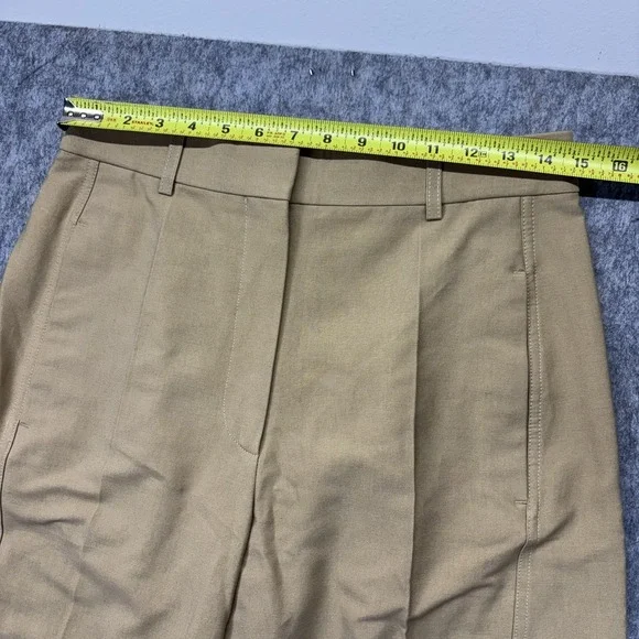 Victoria Beckham Trouser Pants Women's US 6 Balloon Pleated Tan Italy 29 x 29